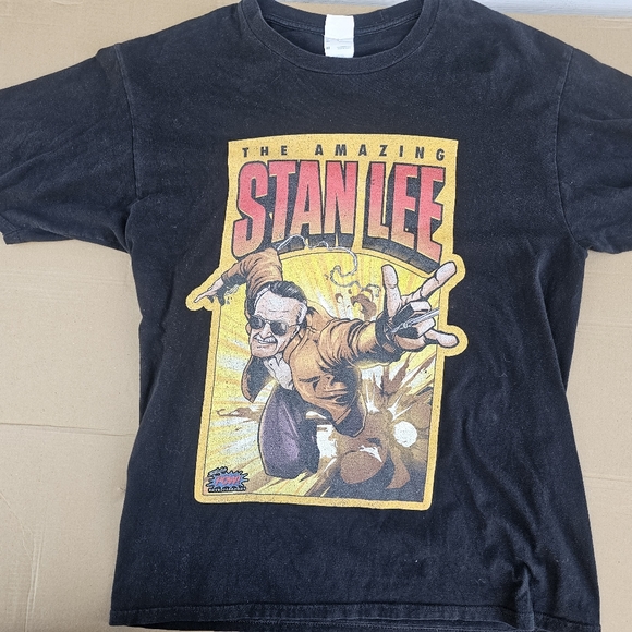 STAN LEE PREOWNED MENS MEDIUM 90S SHIRT,marvel, dc comics,verotik,pushead - Picture 1 of 3